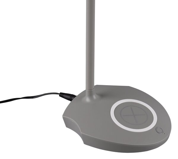 Lampada tavolo da Interno a LED in Plastica Grigio