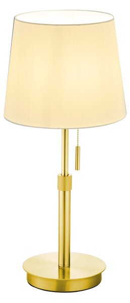 Lampada tavolo da Interno E27 in Metallo Ottone Satinato