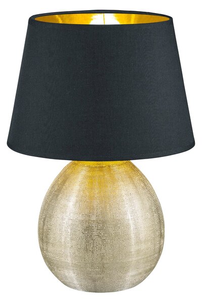 Lampada tavolo da Interno E27 in Ceramica Oro