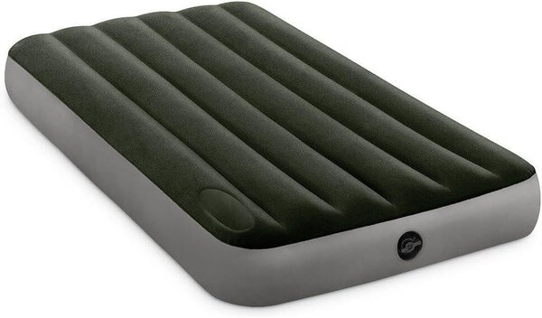 Letto gonfiabile - Letto ad aria - Per ospiti - Pompa integrata - 99x191x25 cm - Bianco