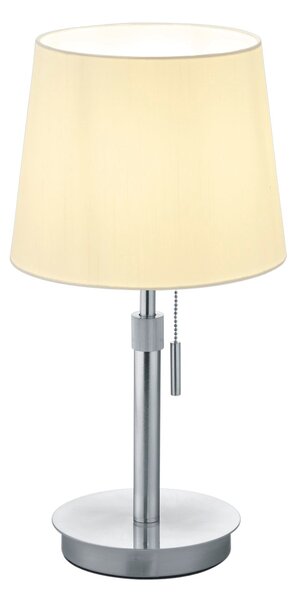 Lampada tavolo da Interno E27 in Metallo Nickel Opaco