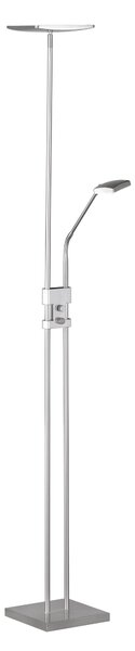 Piantana da Interno a LED in Metallo Nickel Opaco