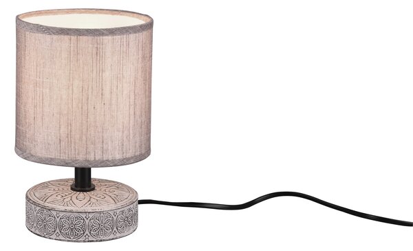 Lampada tavolo da Interno a LED in Ceramica Marrone