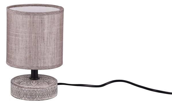 Lampada tavolo da Interno a LED in Ceramica Marrone