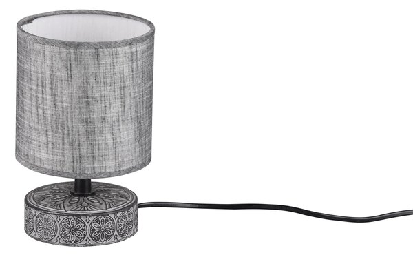 Lampada tavolo da Interno a LED in Ceramica Grigio