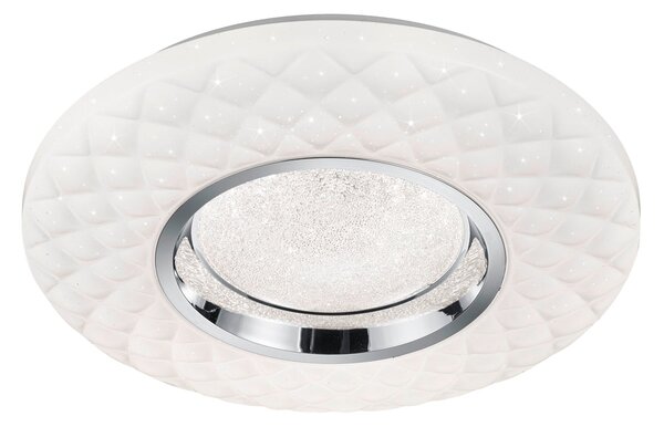 Plafoniera da Interno a LED in Plastica Bianco