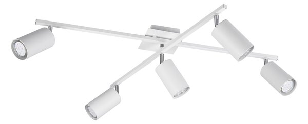 Plafoniera da Interno GU10 in Metallo Bianco