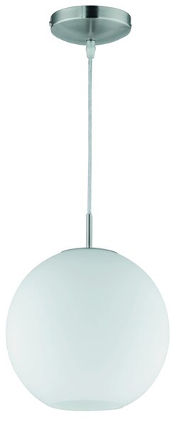 Lampada a Sospensione da Interno E27 in Metallo Nickel Opaco