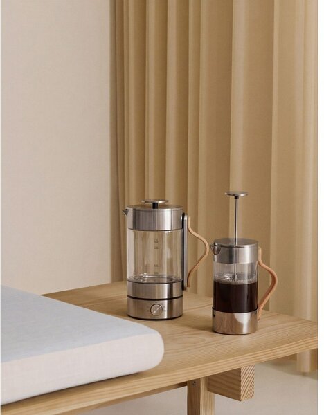 Bollitore argentato in vetro 1,2 l Emma – Stelton