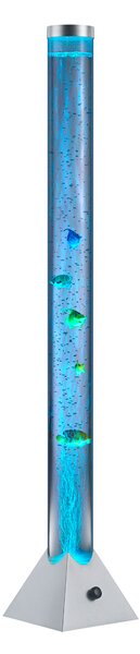 Piantana da Interno a LED in Plastica Titanio