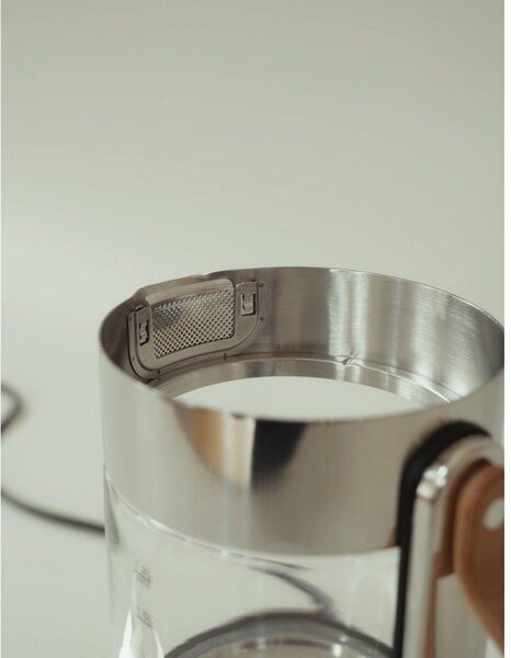 Bollitore argentato in vetro 1,2 l Emma – Stelton