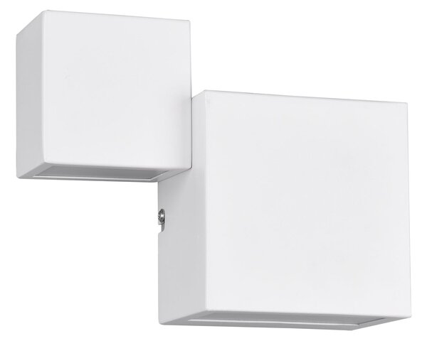 Applique da Interno a LED in Metallo Bianco Opaco
