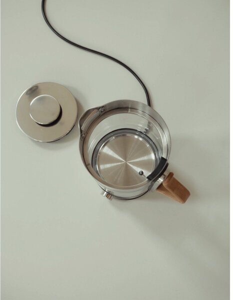 Bollitore argentato in vetro 1,2 l Emma – Stelton