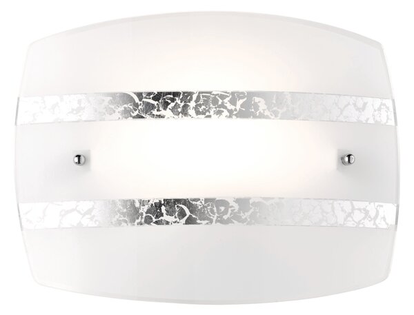 Applique da Interno E27 in Metallo Argento