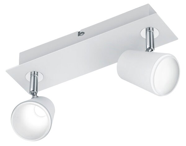 Faretto da Interno a LED in Metallo Bianco Opaco