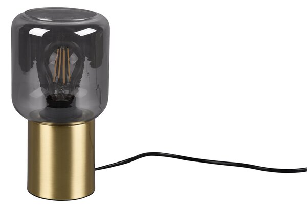 Lampada tavolo da Interno a LED in Metallo Ottone Opaco