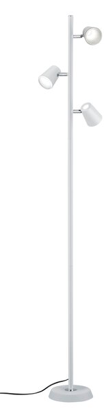 Piantana da Interno a LED in Metallo Bianco Opaco