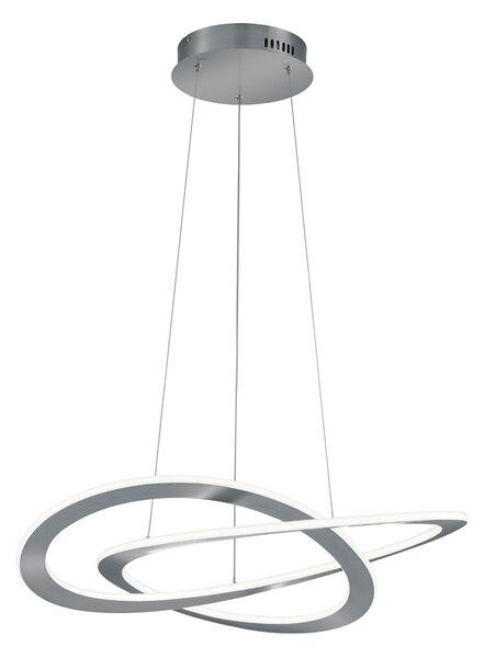 Lampada a Sospensione da Interno a LED in Metallo Nickel Opaco