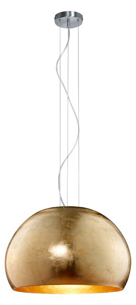 Lampada a Sospensione da Interno E27 in Metallo Nickel Opaco