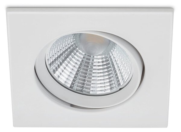 Illuminazione da Incasso da Interno a LED in Metallo Bianco Opaco