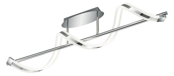 Plafoniera da Interno a LED in Metallo Cromo