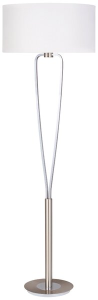 Piantana da Interno E27 in Metallo Nickel Opaco