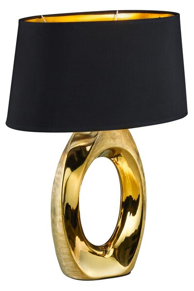 Lampada tavolo da Interno E27 in Ceramica Oro