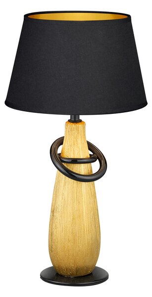 Lampada tavolo da Interno E14 in Ceramica Oro