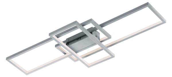 Plafoniera da Interno a LED in Metallo Nickel Opaco