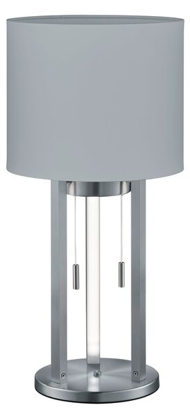 Lampada tavolo da Interno a led in Metallo Nickel Opaco