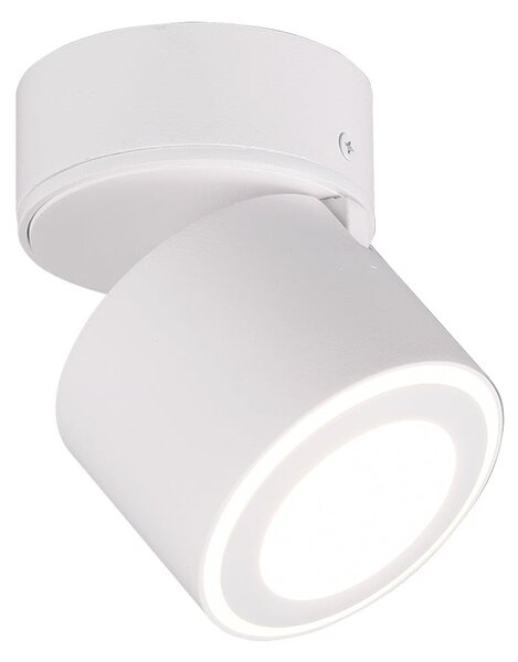 Faretto da Interno a LED in Metallo Bianco Opaco