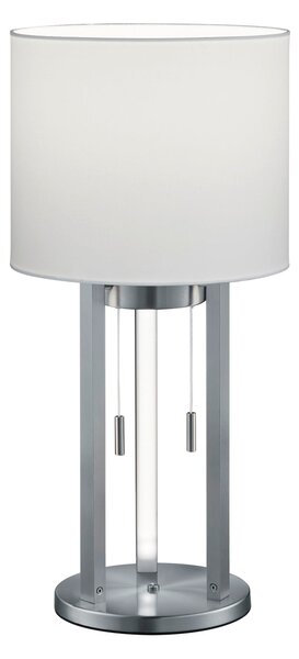 Lampada tavolo da Interno a led in Metallo Nickel Opaco