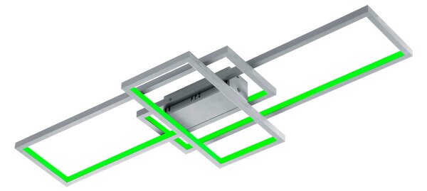 Plafoniera da Interno a LED in Metallo Nickel Opaco