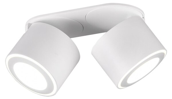 Faretto da Interno a LED in Metallo Bianco Opaco