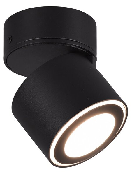 Faretto da Interno a LED in Metallo Nero Opaco