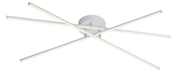 Plafoniera da Interno a LED in Metallo Bianco Opaco