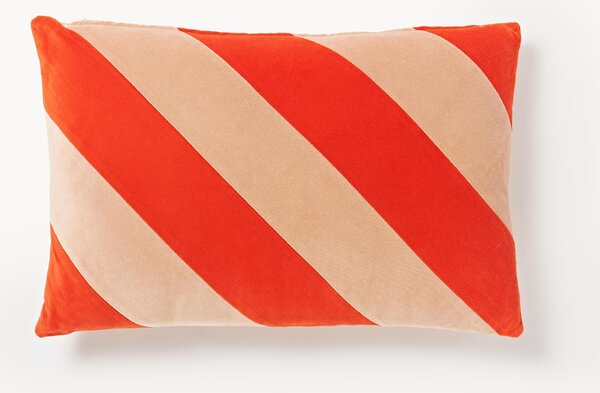 Cuscino fatto a mano in cotone Striped