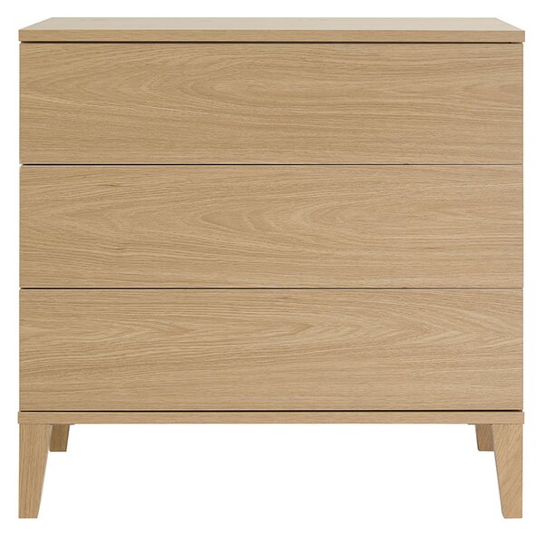 Mobile da bagno finitura legno rovere L80 cm FREDDY
