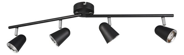 Faretto da Interno a LED in Plastica Nero Opaco