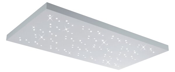 Plafoniera da Interno a LED in Metallo Bianco Opaco