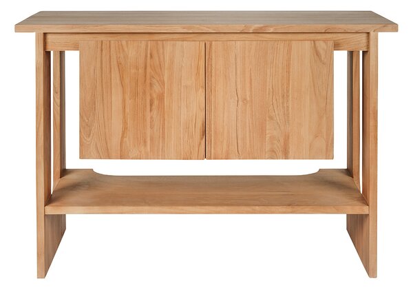 Mobiletto da bagno in legno massiccio di teak L120 cm ALBE
