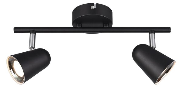 Faretto da Interno a LED in Plastica Nero Opaco