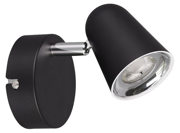 Faretto da Interno a LED in Plastica Nero Opaco