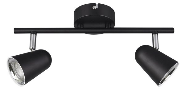 Faretto da Interno a LED in Plastica Nero Opaco