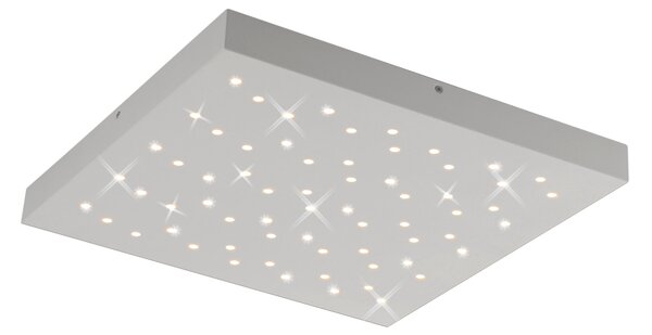Plafoniera da Interno a LED in Metallo Bianco Opaco
