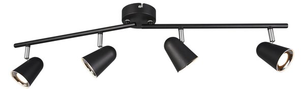 Faretto da Interno a LED in Plastica Nero Opaco