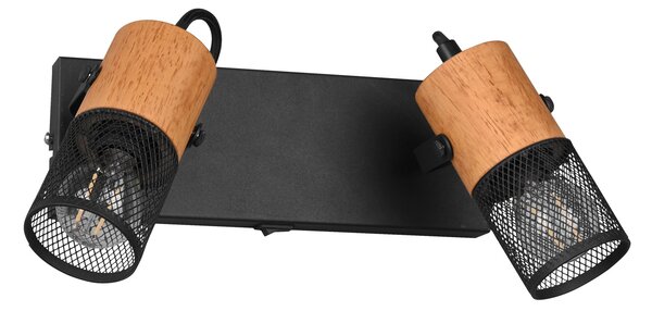Faretto da Interno a LED in Metallo Nero Opaco