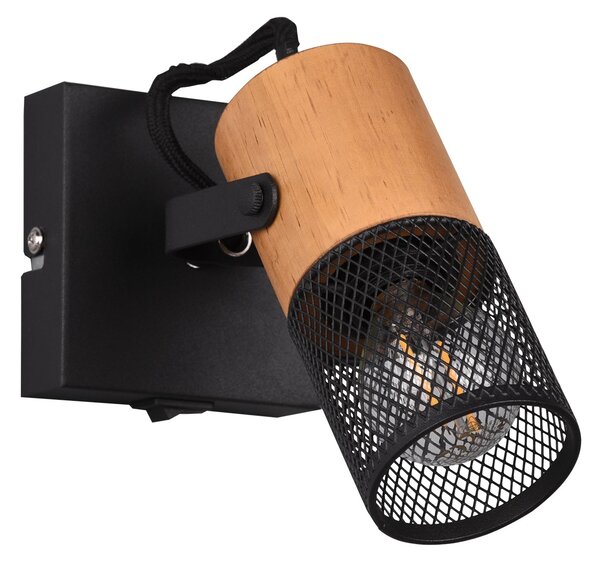 Faretto da Interno a LED in Metallo Nero Opaco