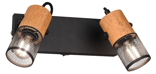 Faretto da Interno a LED in Metallo Nero Opaco