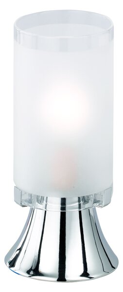 Lampada tavolo da Interno E14 in Metallo Cromo